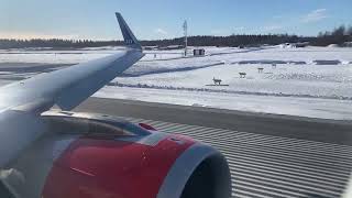 SAS Take off Umeå