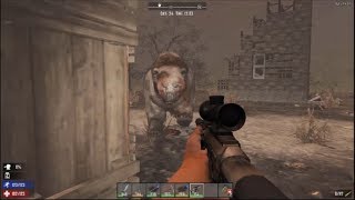 Zombie Bear Attack!!! - 7 Days to Die Episode 29