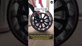 Puncture Proof Airless Tires 🛞 #tires #tyre #wheel #vehicles #automobile #engineering #shorts