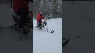 Первый раз на Snowbike