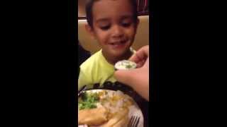 Three year old can't say sushi