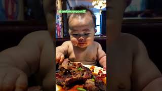 Baby mukbang food #shorts #shortvideo