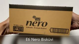 Eti Nero Kakaolu Kremalı Bisküvi 110 Gr x 18 Adet