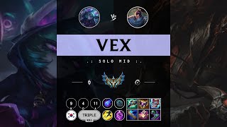 Vex Mid vs Yasuo - KR Challenger Patch 14.11