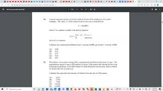 Actuarial SOA Exam P Sample Question 34 Solution