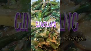 GINATAANG SITAW WITH TINAPA FLAKES RECIPE #ginataanggulay #easyrecipe #bicoldish #coconutmilkrecipe