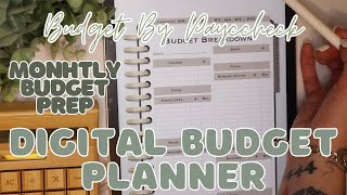 Monthly Budget Planning | Digital Budget Planner Set Up | Budget-By-Paycheck | 24 Year Old Budgets