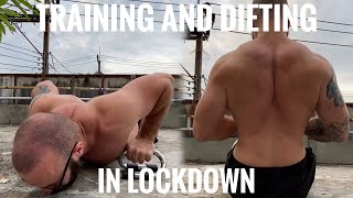 Lockdown, Simple upper body session + 4 weeks of dieting.