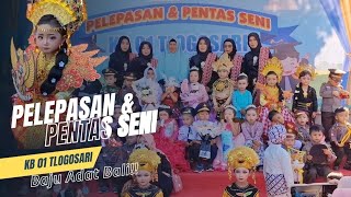 KIRAB DAN PAWAI BUDAYA | PELEPASAN SISWA-SISWI PAUD KB 01 TLOGOSARI BERSAMA DRUM BAND GITA SUARA