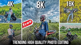 New Trending 8K Photo Editing 2024 || 4K 8K 16K Photo Editing || High Quality Photo Editing || Ai