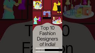 Top 10 Fashion Designers of India. #shorts #elishorts #ProfessionalCourses #FashionDesigning