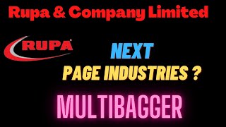 Rupa & Company #Multibagger #Valuestock #Investment