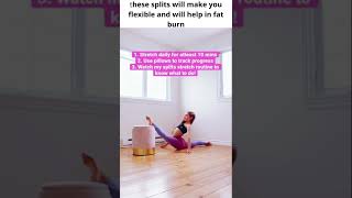 #shorts these splits will make you flexible and will help in fat burn