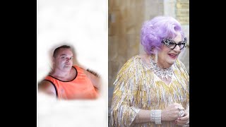 Dean does Dame Edna warm up impersonation 29April 2023