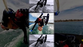 WAKEBOARDING Shorts | Self Filming With GoPro Hero 9 MAX Lens Mod