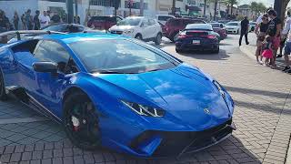 Beautiful Blue Lamborghini Huracan Performante