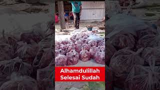 Alhamdulillah Selesai Sudah - Bagi Dagung Kurban