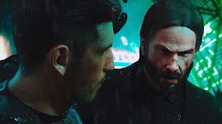 JOHN WICK vs. THE PUNISHER | EPIC Fight Scene (Keanu Reeves vs. Jon Bernthal)