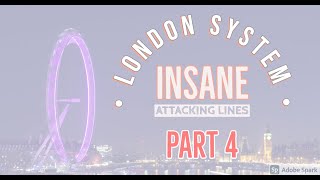 London system chess opening | Trap lines for White | Insane Attacking Lines.