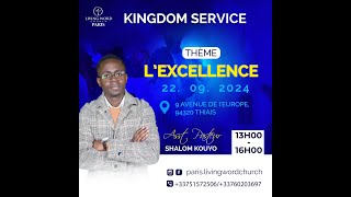 [ KINGDOM SERVICE ] - Assistant Pasteur Shalom KOUYO