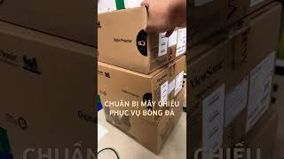 Chuẩn bị lắp máy chiếu #máychiếu #maychieu