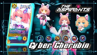 Necromosa plays Angela - Cyber Cherubin 💙✨🌸💖 ฅ⁠^⁠•⁠ﻌ⁠•⁠^⁠ฅ #mlbb #mlbbtheaspirants