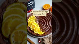 🍊 CHOCOLATE ORANGE HAZELNUT TART 🍊