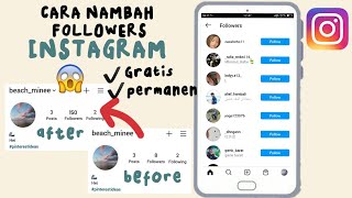 cara nambah Followers Instagram ·gratis ·aman | cuman pake instagram sendiri