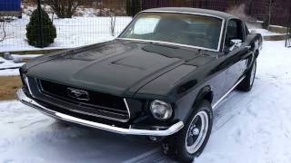 1968 Mustang Bullitt- Pierwszy raz na powietrzu