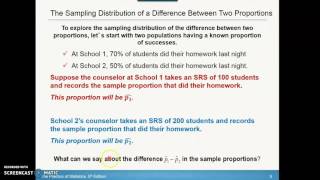 9.1 Part 1 Comparing Two Proportions