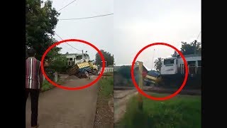 No Clickbait! Detik-Detik Tabrakan KA 26 Argo Parahyangan VS Truk Patah As - 20 April 2019