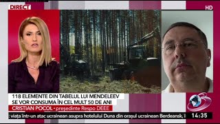 Cum ajung să dispară 20% din resursele naturale în 5 ani (Cristian Pocol LIVE la Antena 3 CNN)