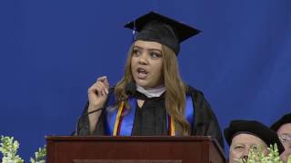 Adeja Crearer Student Speaker 2017 UMass Lowell Morning Commencement