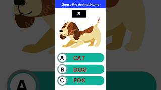 IQ 👀 Test // Guess the Animal Name / Wait 4 End #shorts #ytshorts #animals #guess #viralshorts