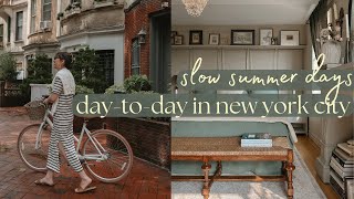 Slow Summer Days Vlog 2 | Painting & Life Around NYC