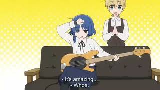 Nijika Plays the Drums With a Guitar Stick Bocchi The Rock! Episode 12