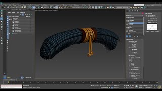 3DSMax Procedural Bed Roll