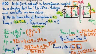 #33 FE-PE Exam Prep | Calculating minimum Power (VA) of a Transformer