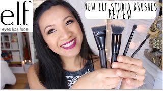 New Elf Brushes Mini Reviews| Contour,Ultimate Blending, Brow and Spoolie and Crease Brush