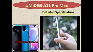 UMIDIGI A11 Pro Max | Phone Reviews Specs Camera Battery Colors | Best Smartphone | Cell Phone News