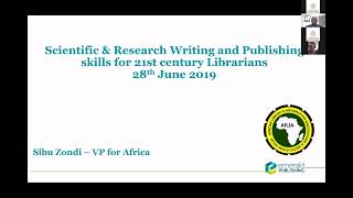 Scientific & Research writing and publishing skills for 21st century Librarians