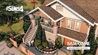 Bullybottoms house | BASE GAME | Willow Creek Save file | The Sims 4 speed build | No cc