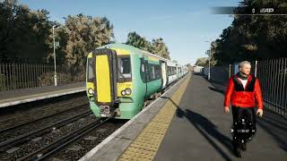 class 377s at Wivelsfield TSW2