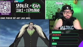 RAFFAVERSO REAGINDO CROCODILLE SALVA LUFFY E JINBE DE AKAINU| MARINEFORD| ONE PIECE - EP 487