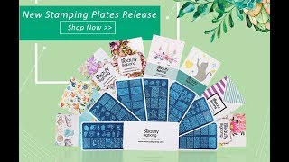 Summer Flower Unicorn Geometry Rectangle Nail Stamping Plate Review