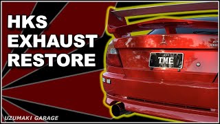 Period Correct Mods! Restore HKS Exhaust Evo 6.5 TME. LOUD!