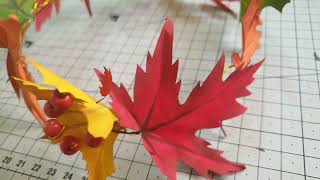 Autumn themed Tiara | #tiara #papercraft #paperleaves #craftlovers #crafts #craft #autumn #props