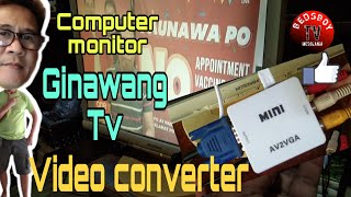 Computer monitor Ginawang Tv|| Kung dimo pa alam||Paano gawing Tv ang Computer Monitor