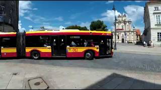 Buses in Warsaw (Warszawa), Poland