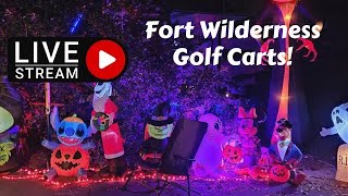 🔴LIVE: Disney’s Ft. Wilderness Campground | Halloween Decoration Tour | 10/24/2024